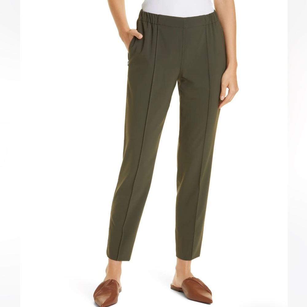 MM Lafleur green Colby straight leg pants